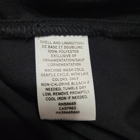 HALOGEN black long sleeve top sz xs - Picture 12 of 14